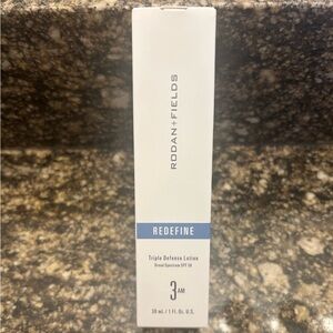 Rodan + Field Redefine Triple Defense Lotion - Broad Spectrum SPF30 - NEW IN BOX